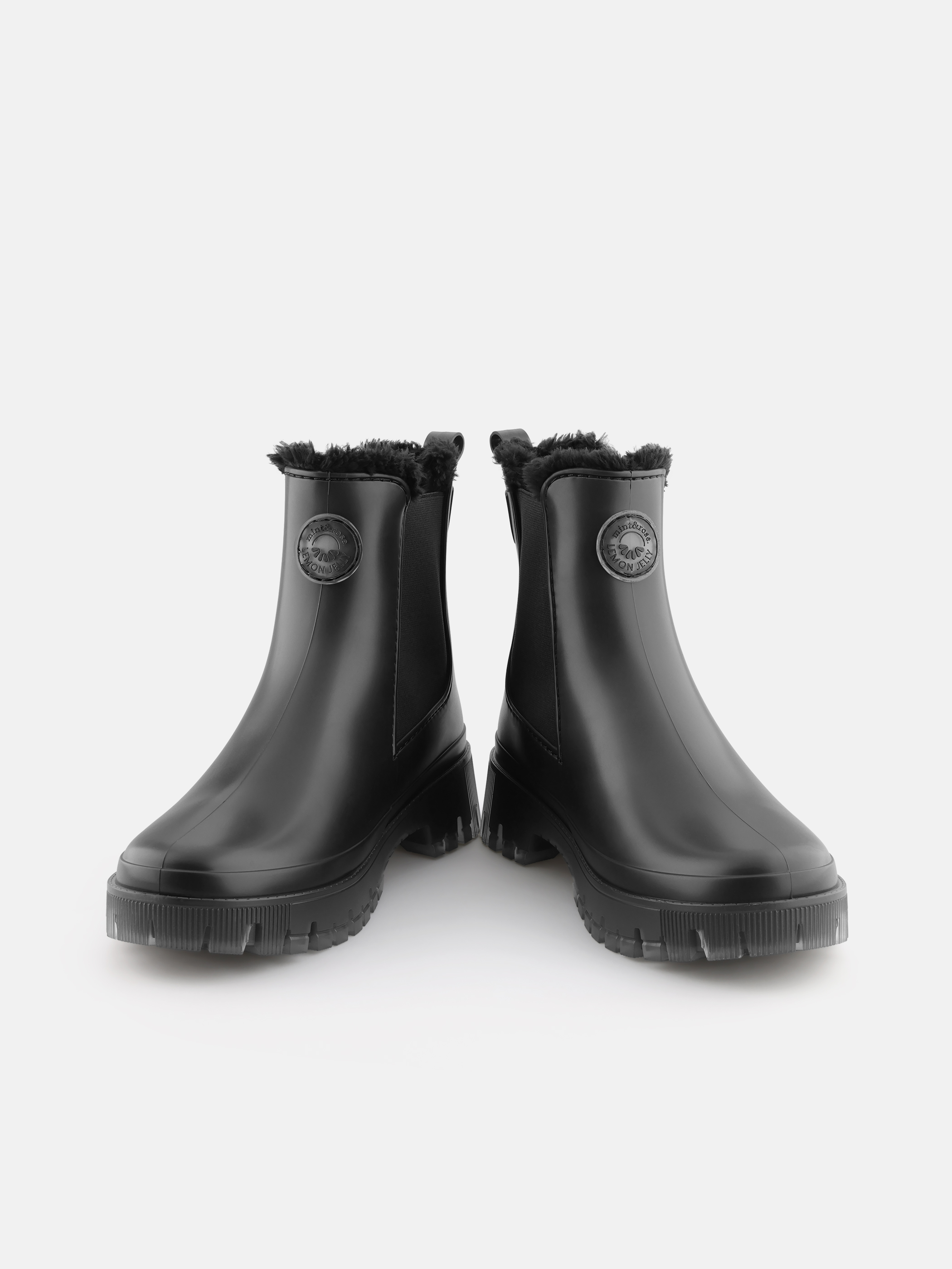 Bottines en caoutchouc fourrées vegan NARA