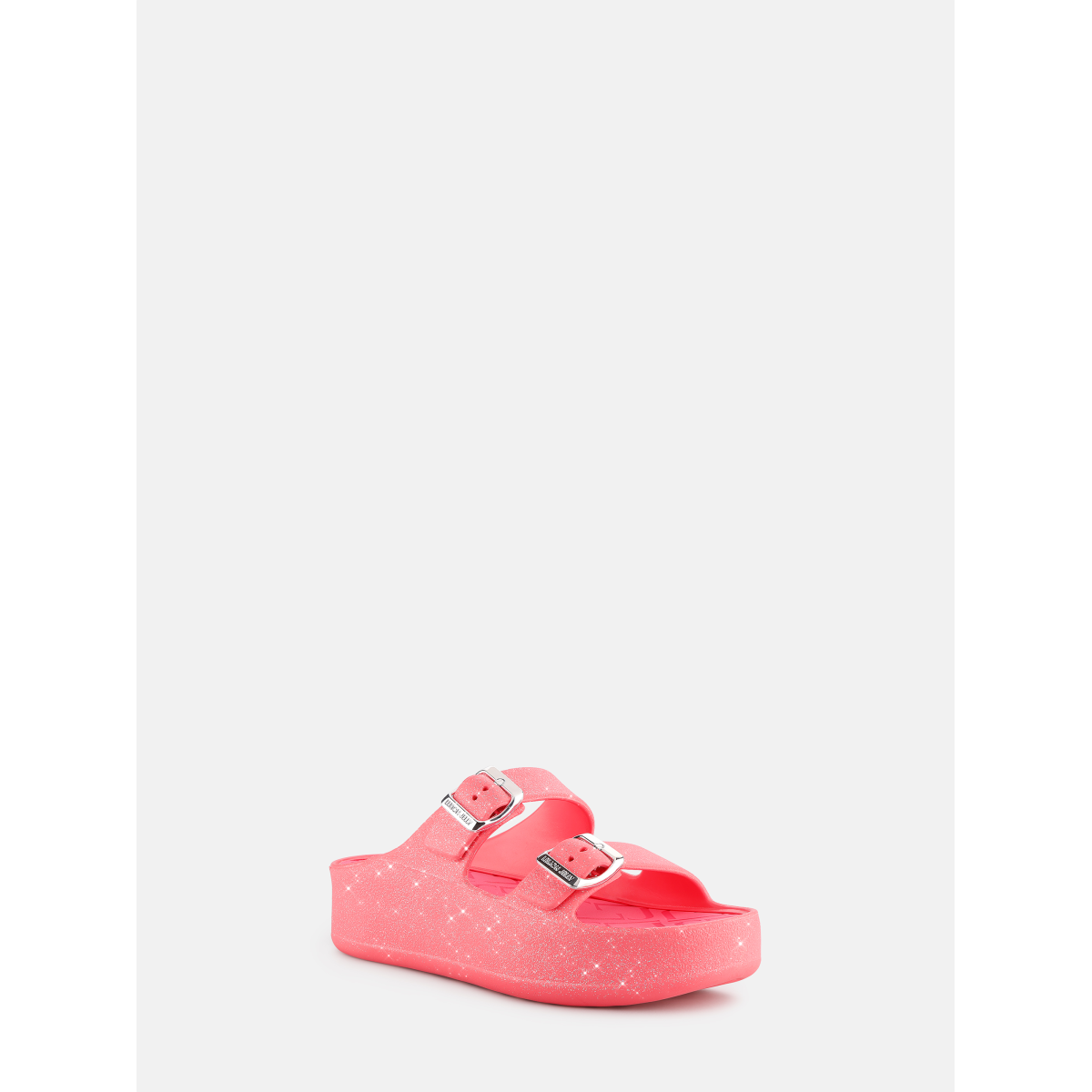 Lemon Jelly Metallic Sandals with Buckles Giulietta Flamingo Pink