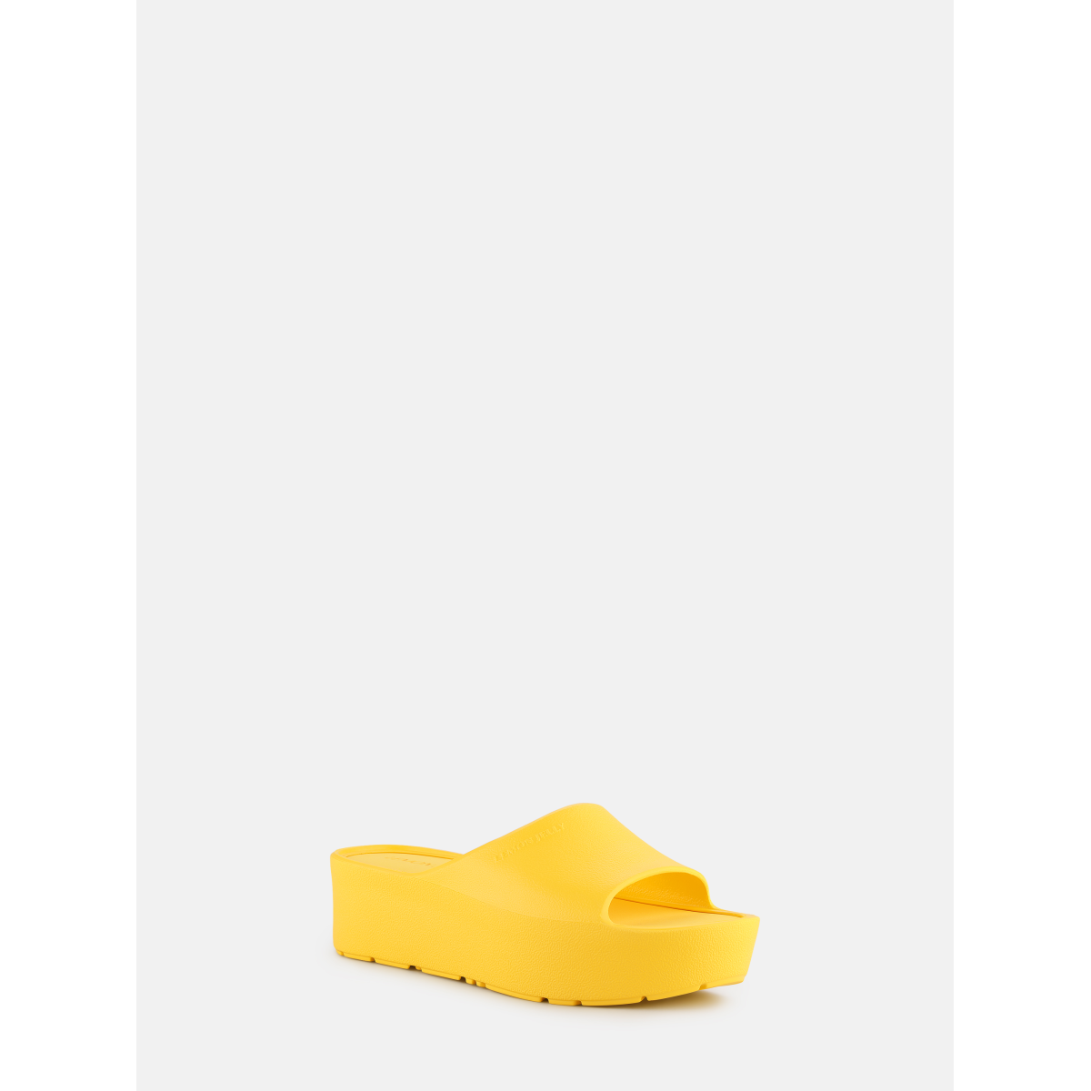 Lemon Jelly Platform Slides Vegan Sunny Vibrant Yellow - 10023116