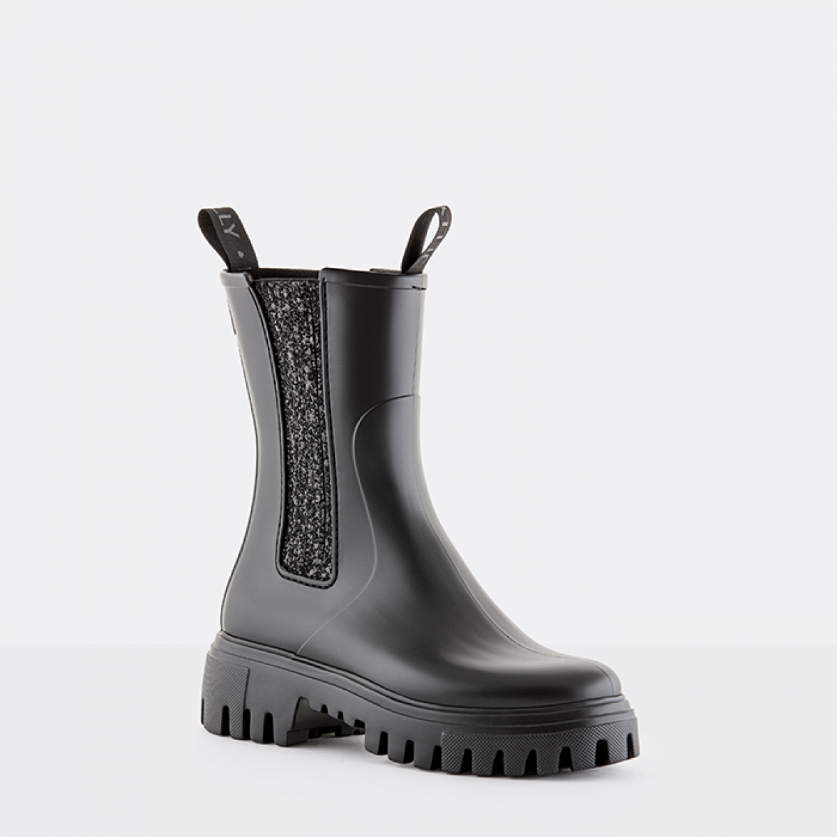 Mid calf black boots Lottie Black | Lemon Jelly Special Edition