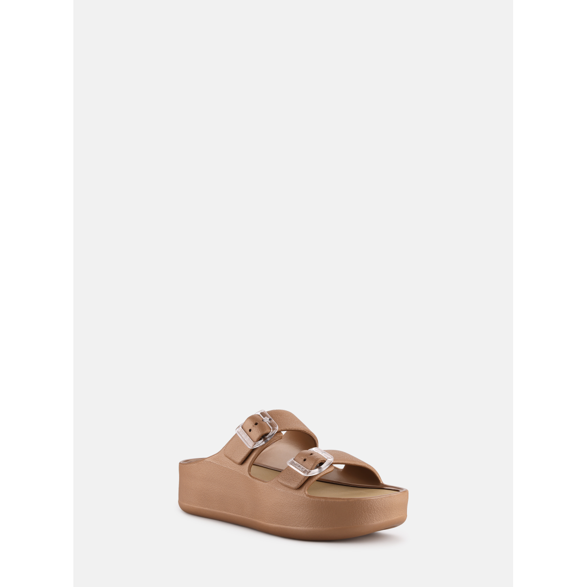 Lemon Jelly Sandals with Buckles Vegan Fenix Bronzo Metal - 10023125