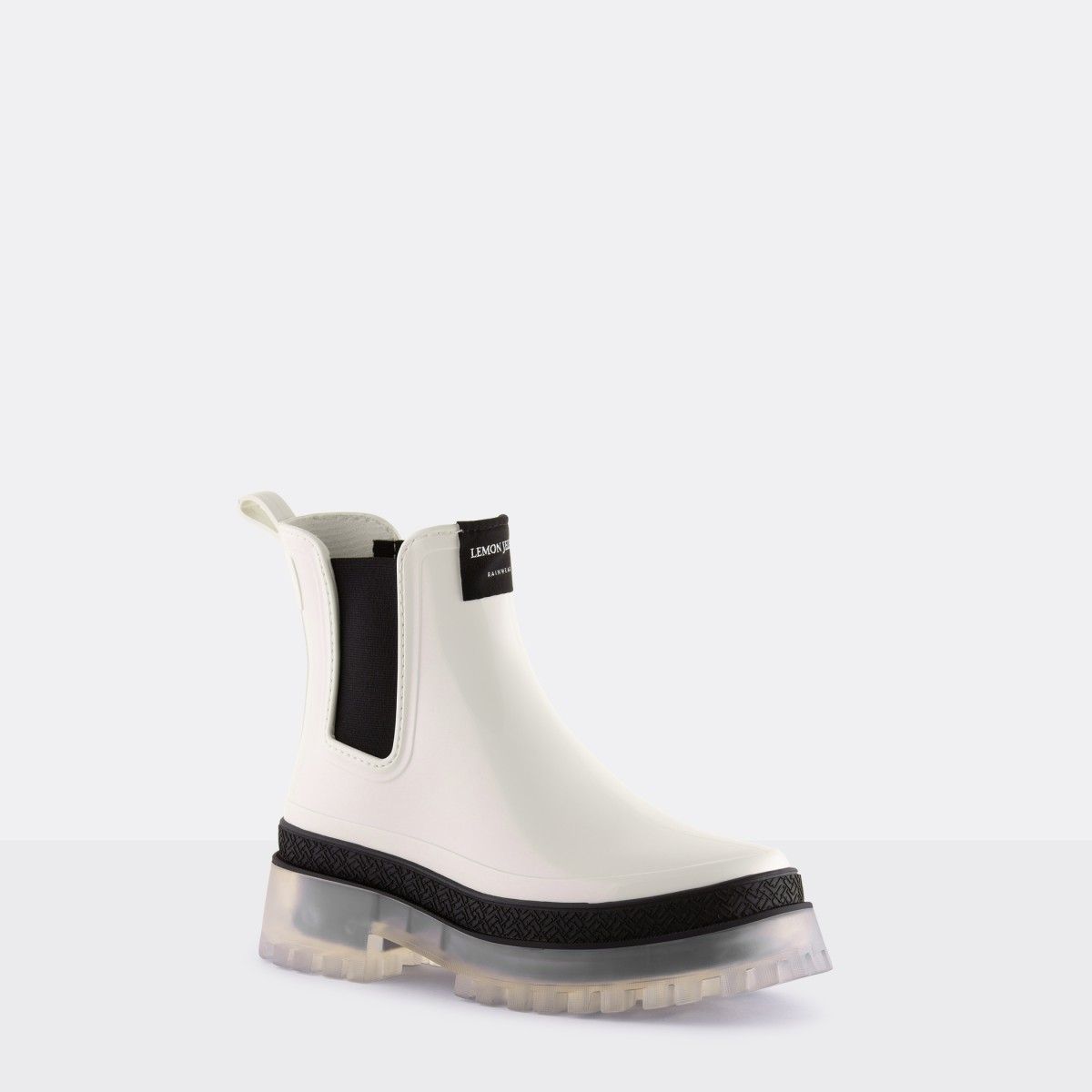 Lemon Jelly Women Boots Vegan White Chunky Boots LANEY 02 10020173