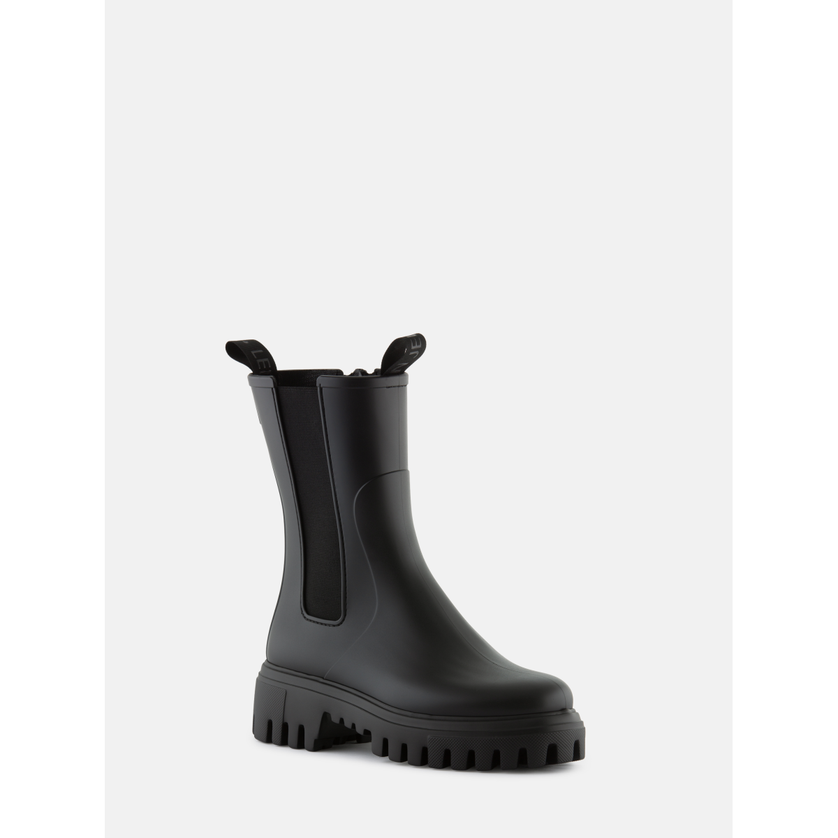 Vegan Mid Calf Black Matte Boots Cora Black Lemon Jelly - 10020152