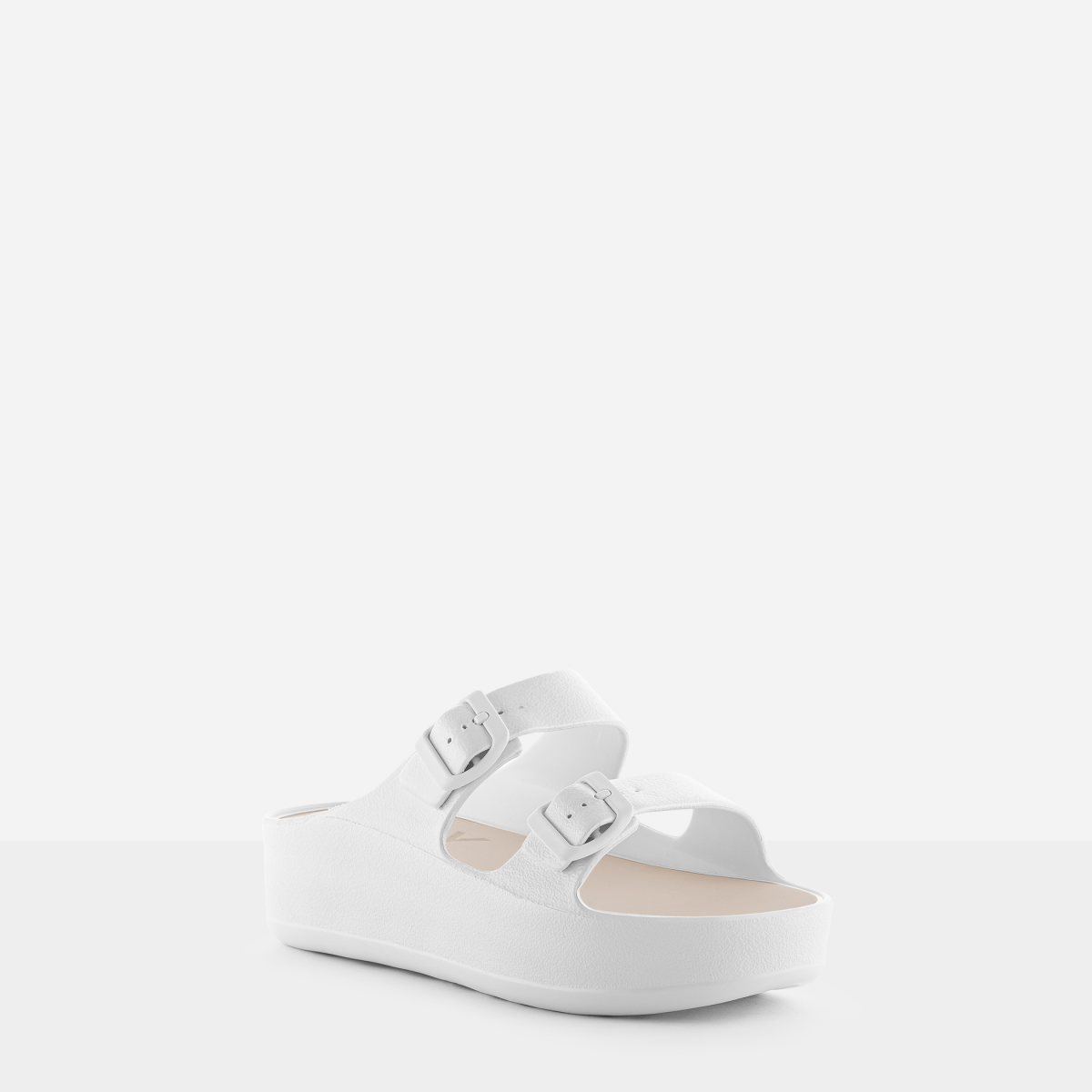 Double buckle jelly sandals deals