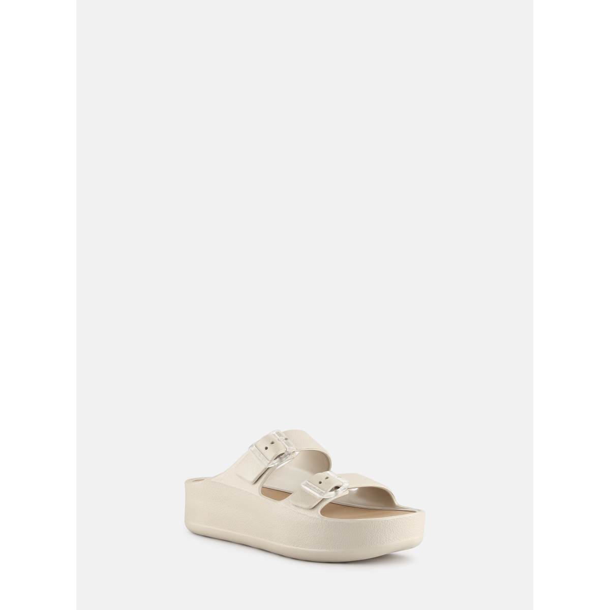 Lemon Jelly Sandals with Buckles Vegan Fenix Warm Grey - 10023124